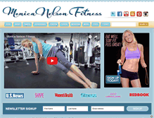 Tablet Screenshot of monicanelsonfitness.com